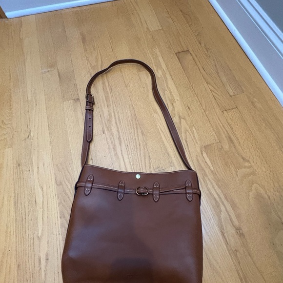 Polo by Ralph Lauren Brown Leather Shoulder Bag - Picture 7 of 9